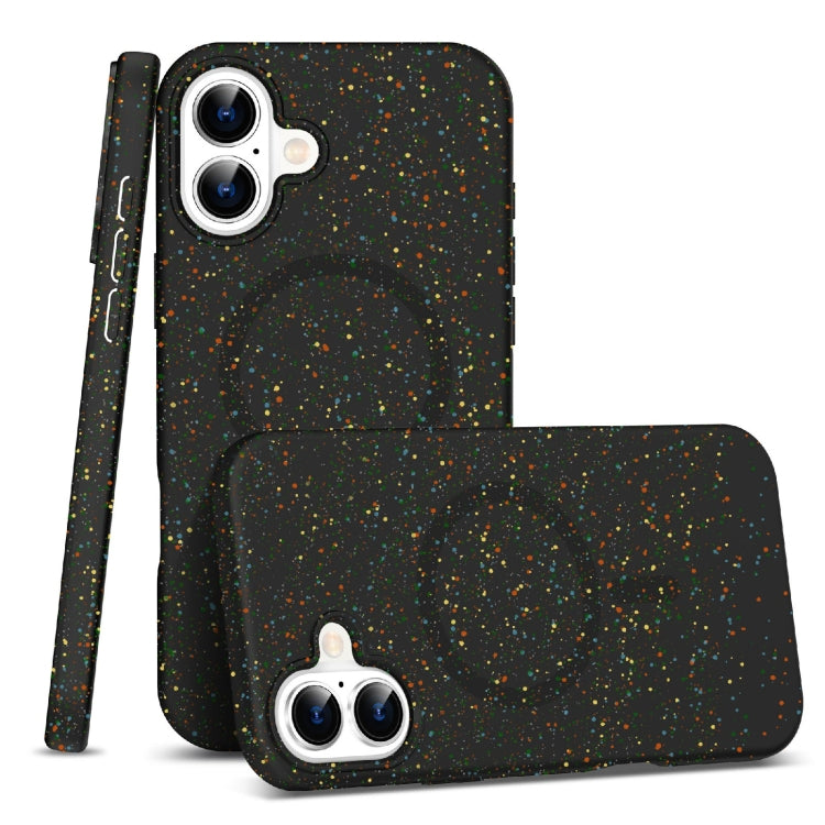 For iPhone 16 Colorful Frosted Magsafe PC Hybrid TPU Phone Case
