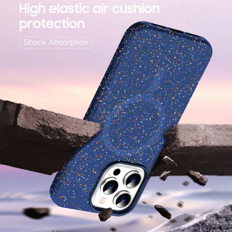 For iPhone 16 Pro Max Colorful Frosted Magsafe PC Hybrid TPU Phone Case