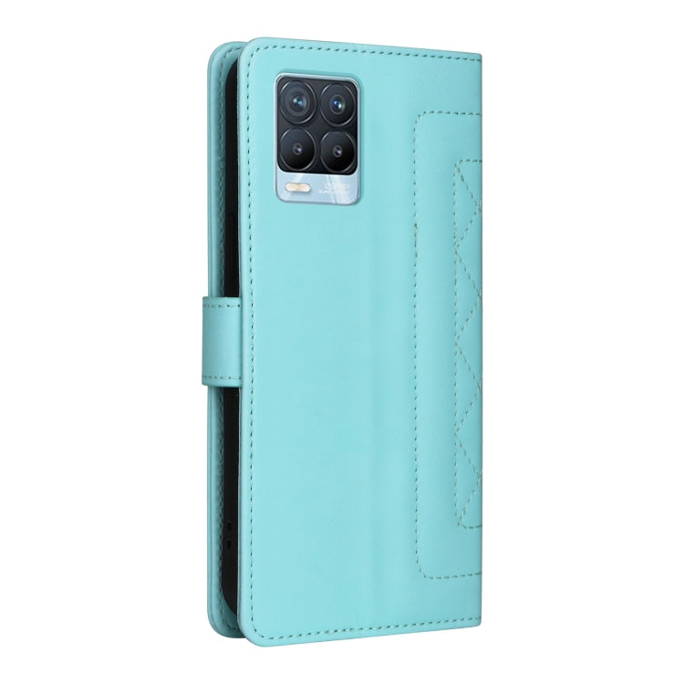 For Realme 8 4G / 8 Pro Diamond Lattice Leather Flip Phone Case
