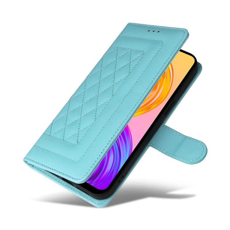 For Realme 8 4G / 8 Pro Diamond Lattice Leather Flip Phone Case