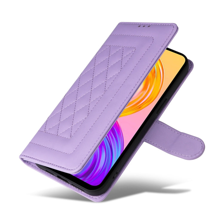 For Realme 8 4G / 8 Pro Diamond Lattice Leather Flip Phone Case