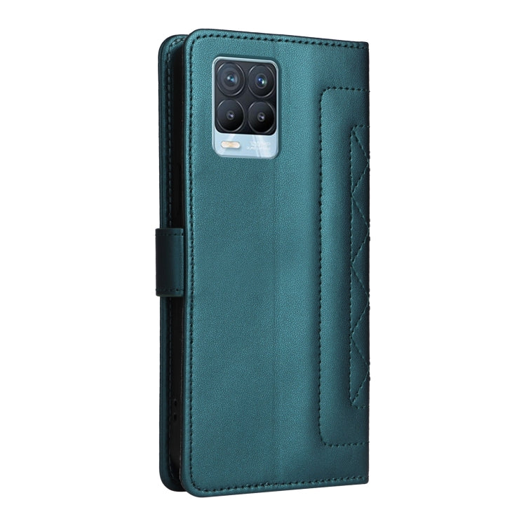 For Realme 8 4G / 8 Pro Diamond Lattice Leather Flip Phone Case
