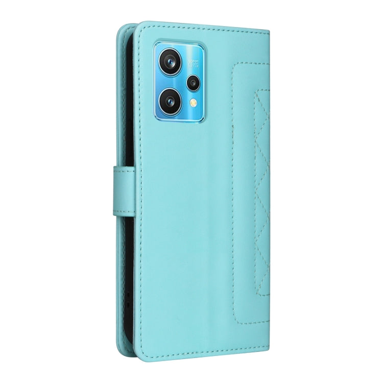 For Realme 9 Pro+ Diamond Lattice Leather Flip Phone Case