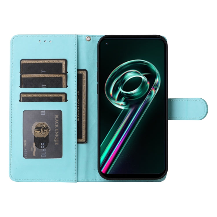 For Realme 9 Pro+ Diamond Lattice Leather Flip Phone Case
