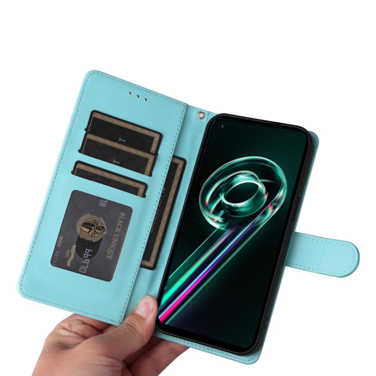For Realme 9 Pro+ Diamond Lattice Leather Flip Phone Case
