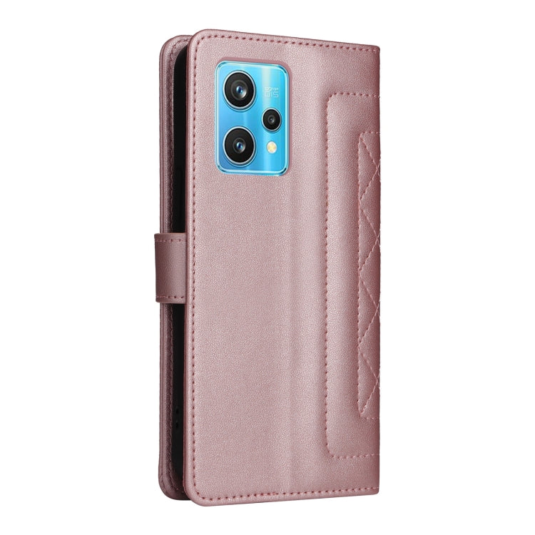 For Realme 9 Pro+ Diamond Lattice Leather Flip Phone Case