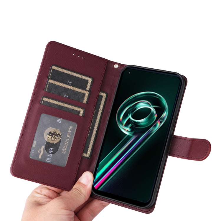 For Realme 9 Pro+ Diamond Lattice Leather Flip Phone Case