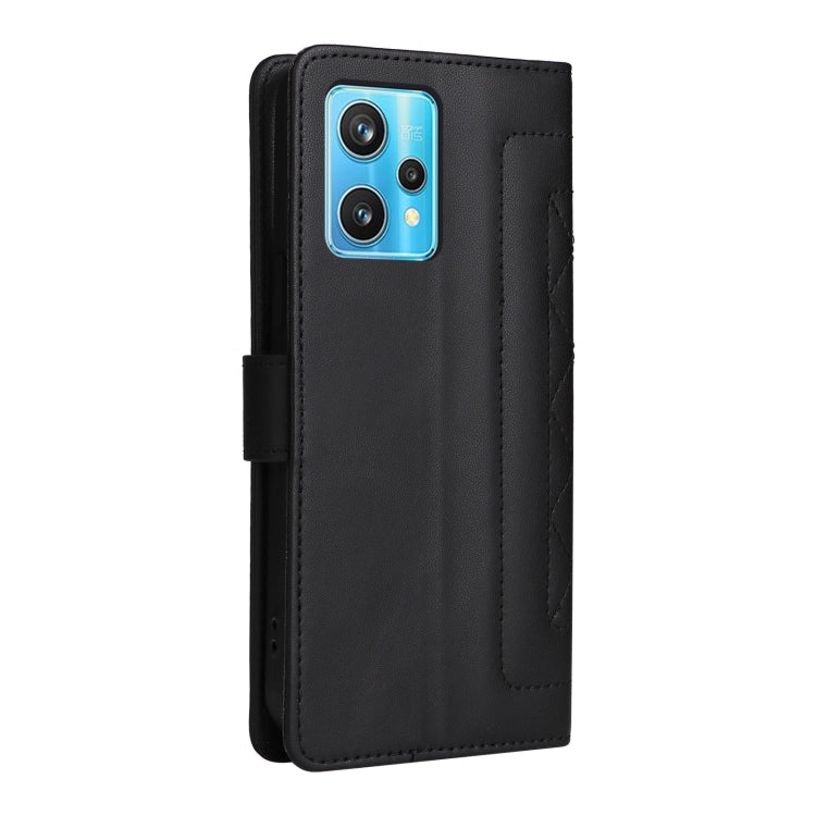 For Realme 9 Pro+ Diamond Lattice Leather Flip Phone Case