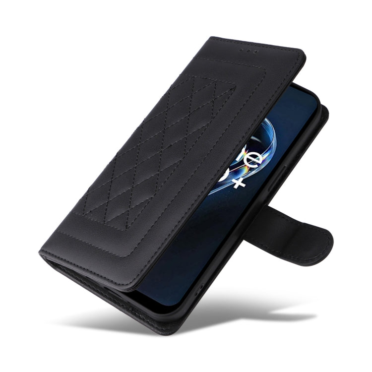For Realme 9 Pro+ Diamond Lattice Leather Flip Phone Case