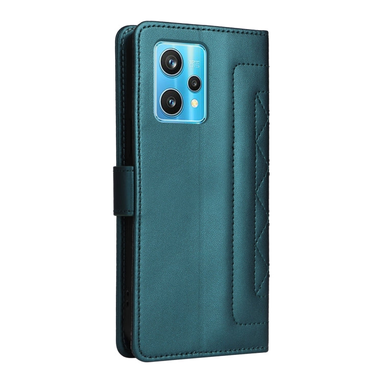 For Realme 9 Pro+ Diamond Lattice Leather Flip Phone Case