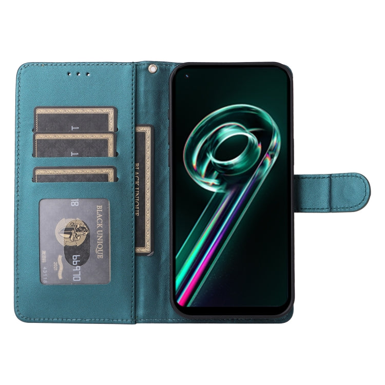 For Realme 9 Pro+ Diamond Lattice Leather Flip Phone Case