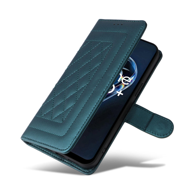 For Realme 9 Pro+ Diamond Lattice Leather Flip Phone Case