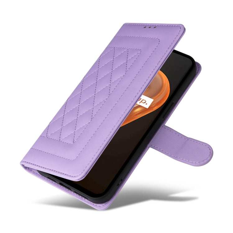 For Realme 9i / OPPO A36 / A96 Diamond Lattice Leather Flip Phone Case