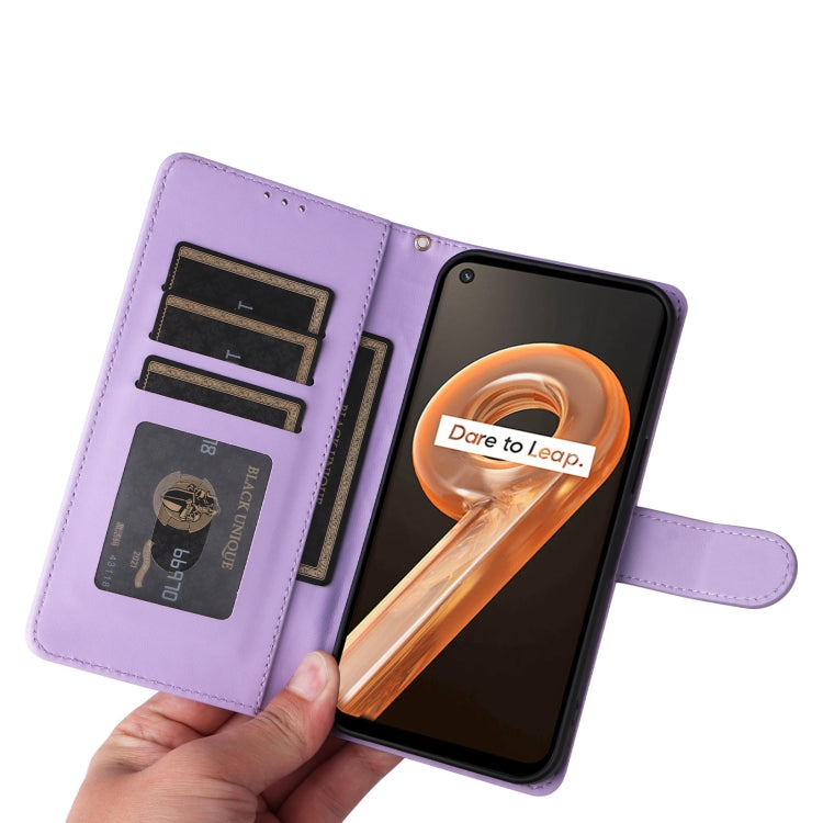 For Realme 9i / OPPO A36 / A96 Diamond Lattice Leather Flip Phone Case