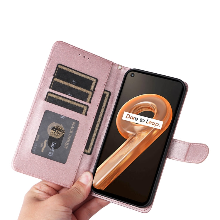 For Realme 9i / OPPO A36 / A96 Diamond Lattice Leather Flip Phone Case