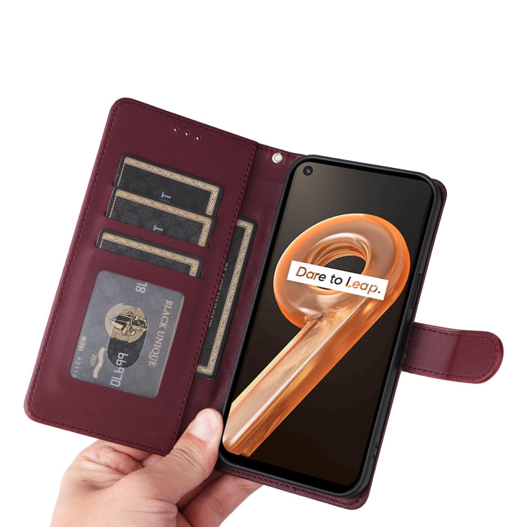 For Realme 9i / OPPO A36 / A96 Diamond Lattice Leather Flip Phone Case