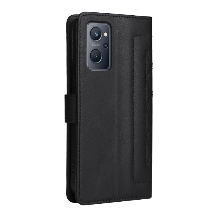 For Realme 9i / OPPO A36 / A96 Diamond Lattice Leather Flip Phone Case