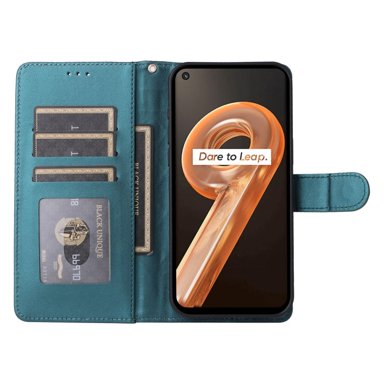 For Realme 9i / OPPO A36 / A96 Diamond Lattice Leather Flip Phone Case