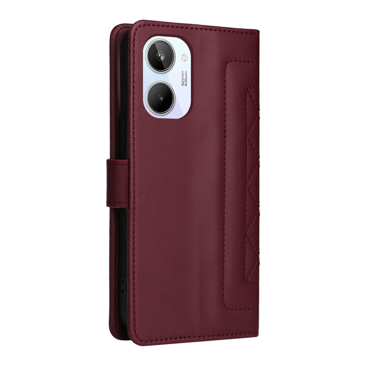 For Realme 10 4G Diamond Lattice Leather Flip Phone Case
