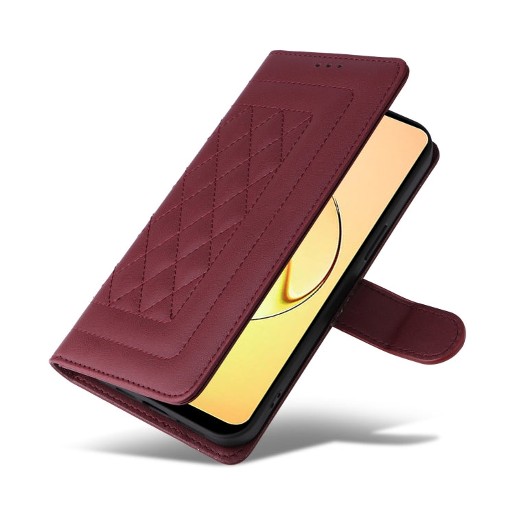 For Realme 10 4G Diamond Lattice Leather Flip Phone Case