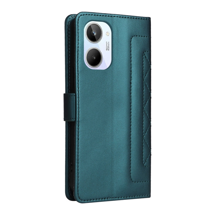 For Realme 10 4G Diamond Lattice Leather Flip Phone Case