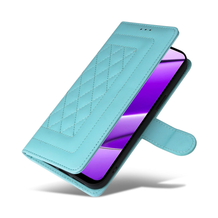 For Realme 11 4G Diamond Lattice Leather Flip Phone Case