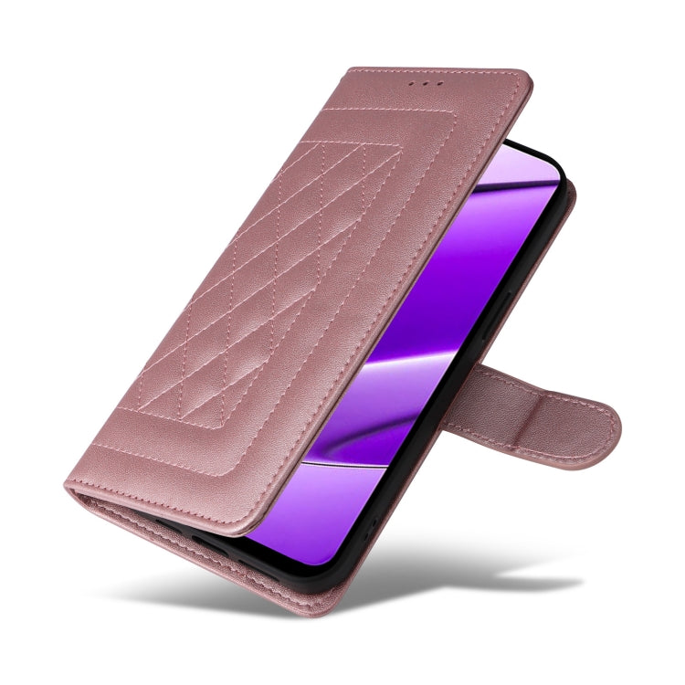 For Realme 11 4G Diamond Lattice Leather Flip Phone Case
