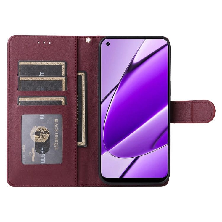 For Realme 11 4G Diamond Lattice Leather Flip Phone Case