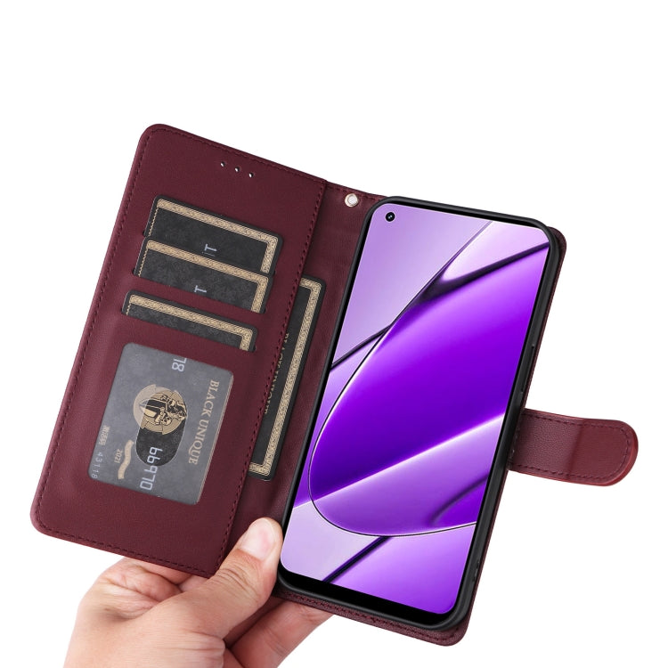 For Realme 11 4G Diamond Lattice Leather Flip Phone Case