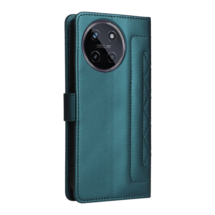For Realme 11 4G Diamond Lattice Leather Flip Phone Case