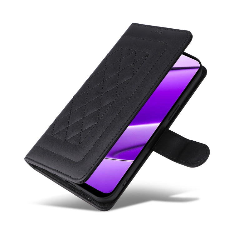 For Realme 11 5G Diamond Lattice Leather Flip Phone Case