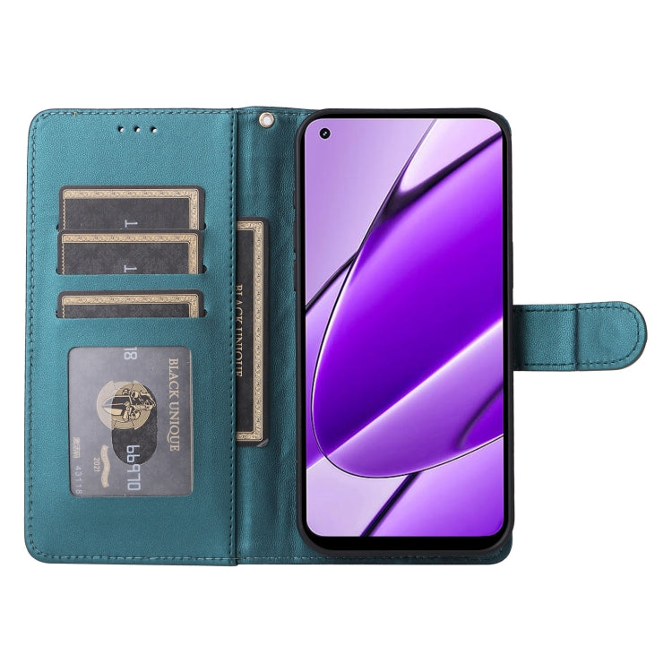 For Realme 11 5G Diamond Lattice Leather Flip Phone Case