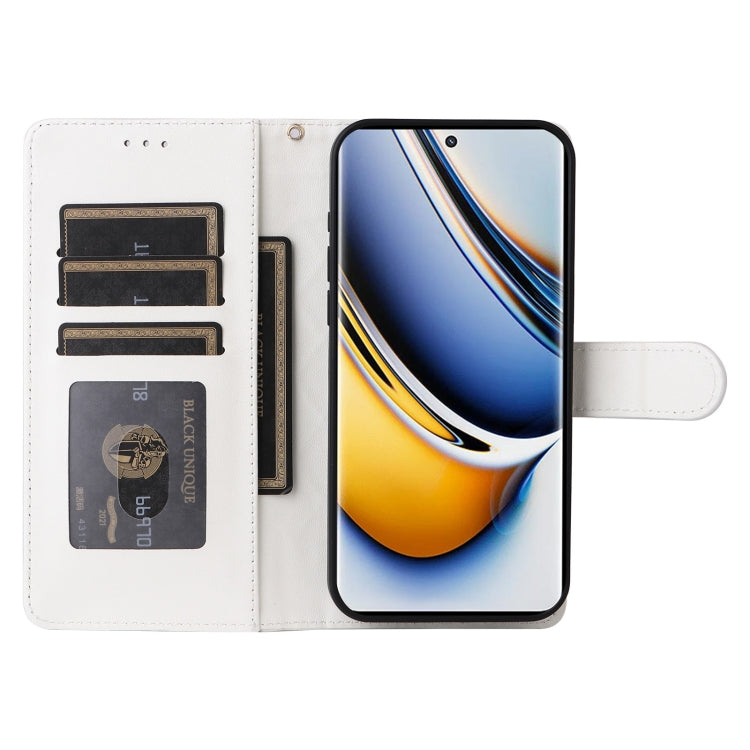 For Realme 11 Pro+ Diamond Lattice Leather Flip Phone Case