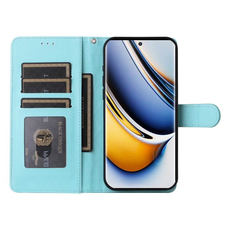 For Realme 11 Pro+ Diamond Lattice Leather Flip Phone Case