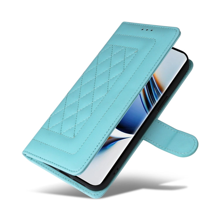 For Realme 11 Pro+ Diamond Lattice Leather Flip Phone Case