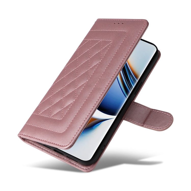 For Realme 11 Pro+ Diamond Lattice Leather Flip Phone Case