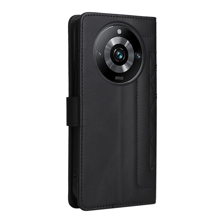 For Realme 11 Pro+ Diamond Lattice Leather Flip Phone Case