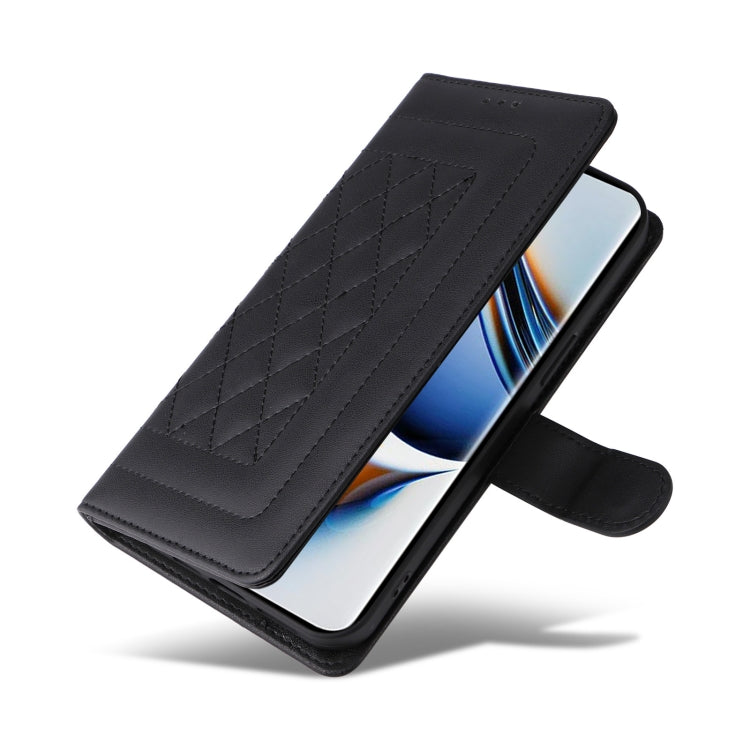 For Realme 11 Pro+ Diamond Lattice Leather Flip Phone Case