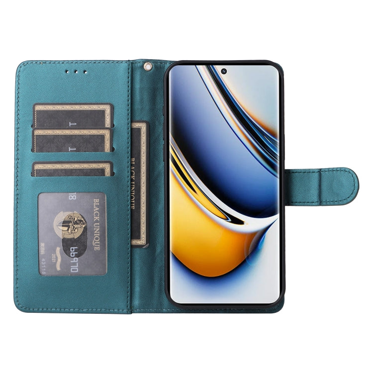 For Realme 11 Pro+ Diamond Lattice Leather Flip Phone Case