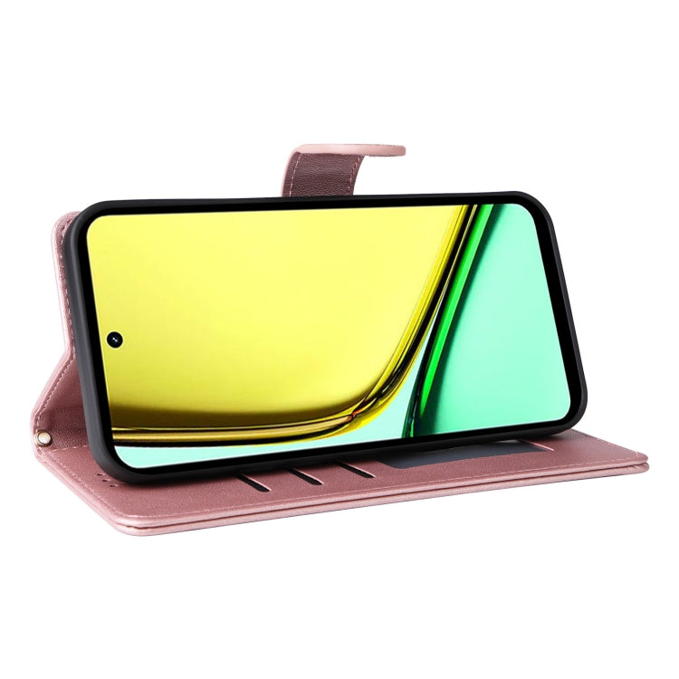 For Realme C67 4G Diamond Lattice Leather Flip Phone Case