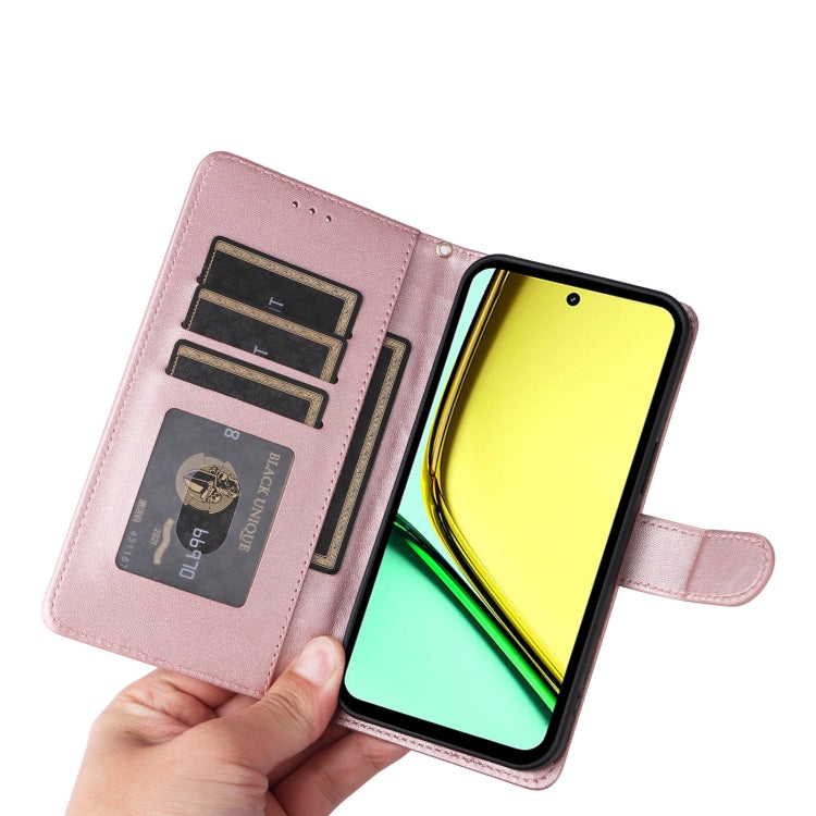 For Realme C67 4G Diamond Lattice Leather Flip Phone Case
