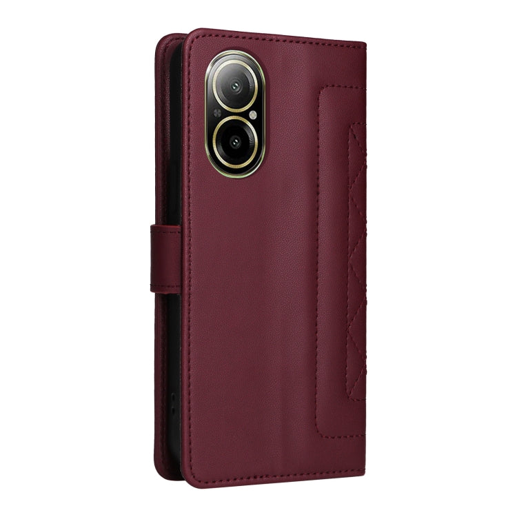 For Realme C67 4G Diamond Lattice Leather Flip Phone Case