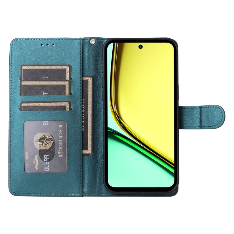 For Realme C67 4G Diamond Lattice Leather Flip Phone Case