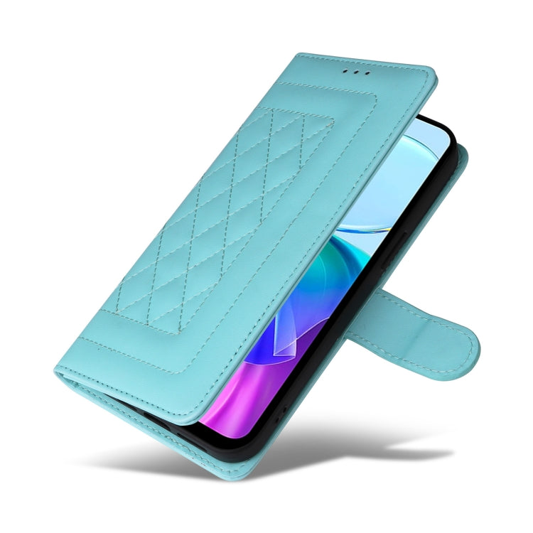 For vivo Y03 Diamond Lattice Leather Flip Phone Case