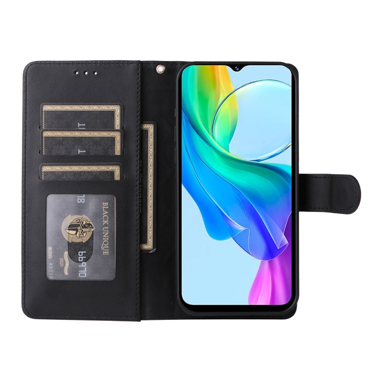 For vivo Y03 Diamond Lattice Leather Flip Phone Case