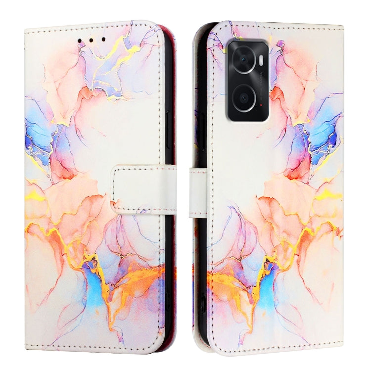 For OPPO K10 4G PT003 Marble Pattern Flip Leather Phone Case