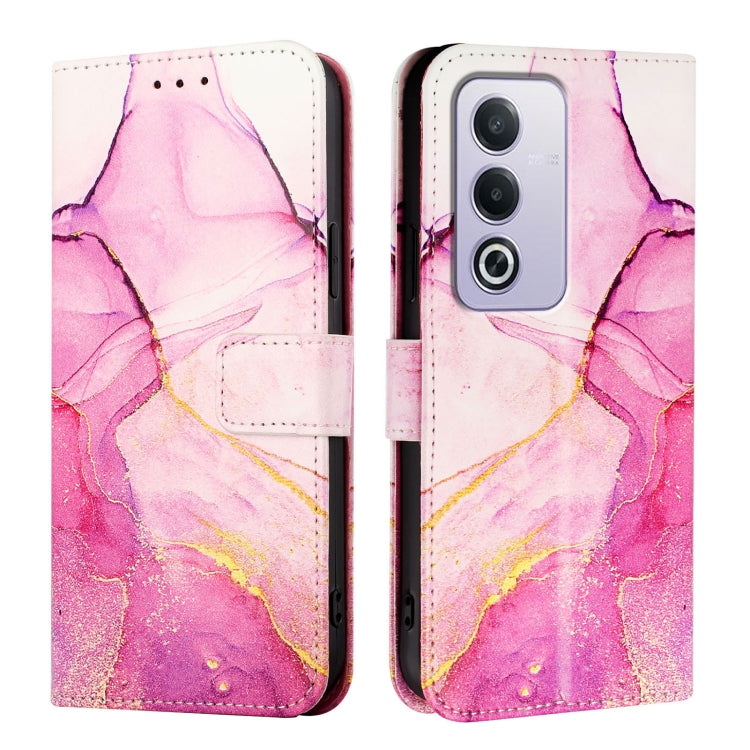 For OPPO A3 Pro 5G Global PT003 Marble Pattern Flip Leather Phone Case