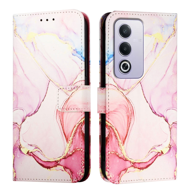 For OPPO A3 Pro 5G Global PT003 Marble Pattern Flip Leather Phone Case