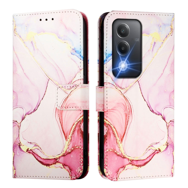 For OPPO A80 5G EU Version PT003 Marble Pattern Flip Leather Phone Case