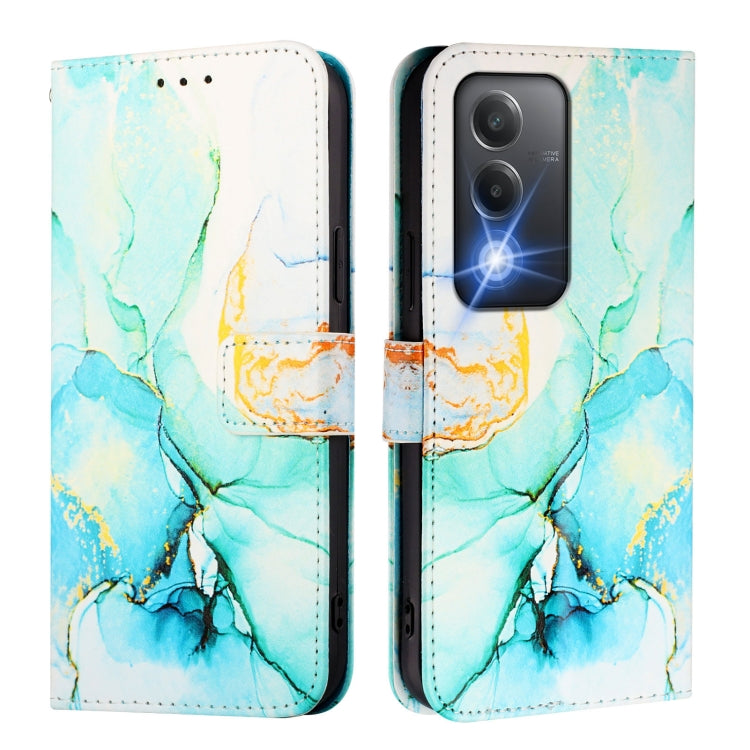 For OPPO A80 5G EU Version PT003 Marble Pattern Flip Leather Phone Case